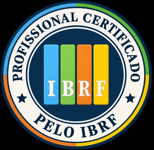 Selo Profissional certificado pelo IBRF, com QR code verificável